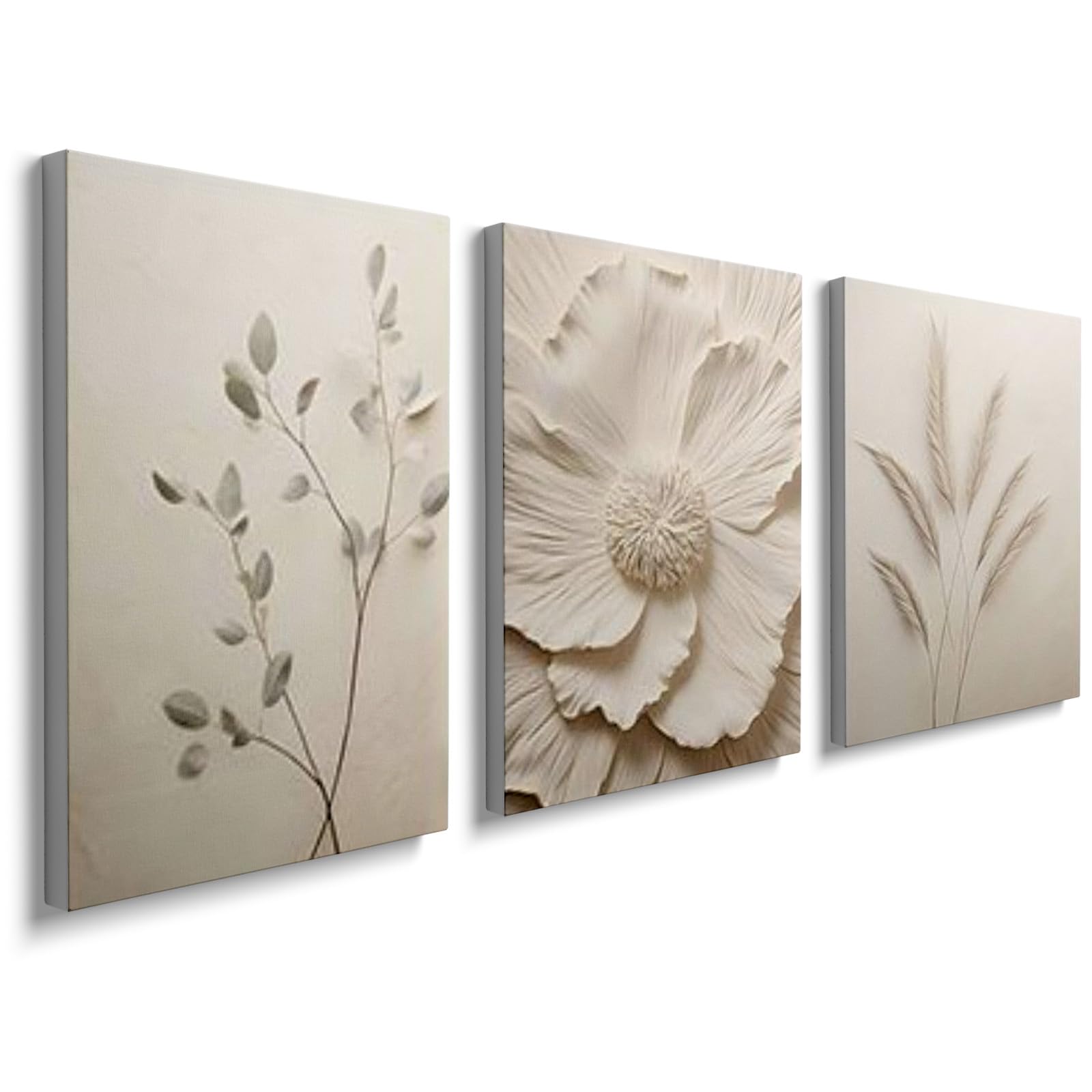 Canvas Flowers Bedroom Wall Art - Posters Prints Artwork Modern Pictures Poster 0910