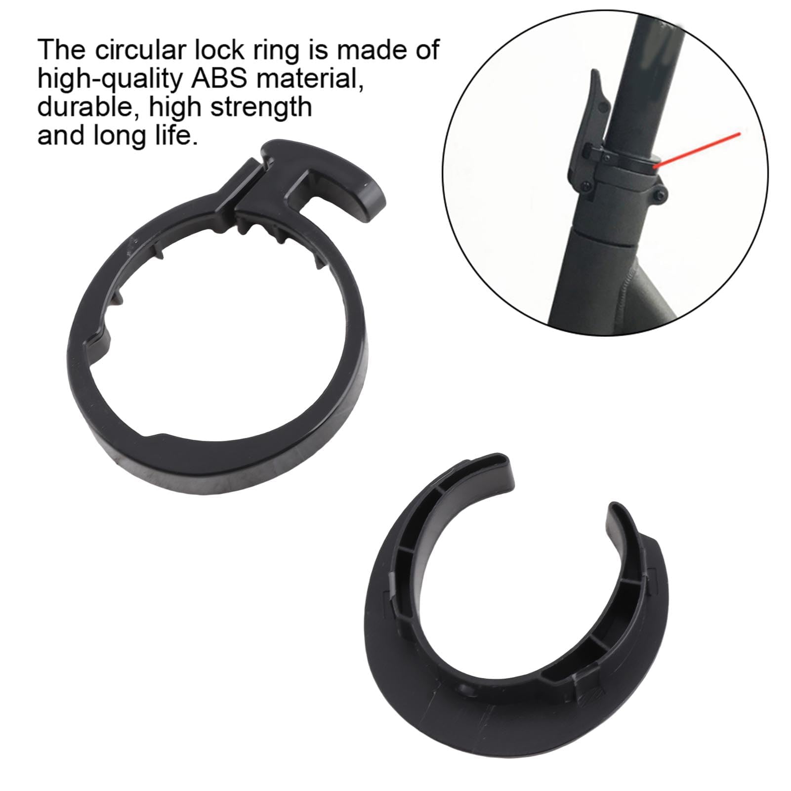 Anello di bloccaggio pieghevole per scooter elettrico, anello di bloccaggio anello di bloccaggio pieghevole rotondo per scooter elettrico rotondo anteriore rotondo per Max G30