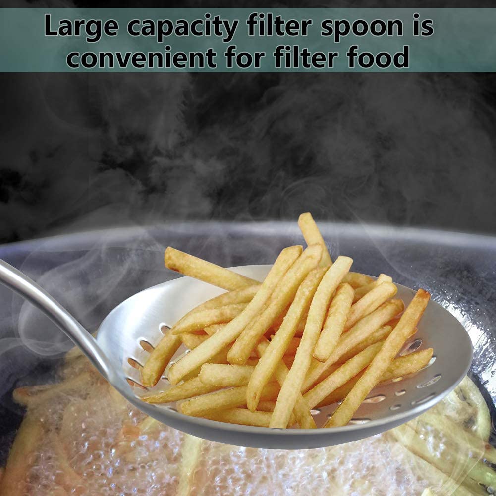 Skimmer Slotted Spoon, [Rustproof, Integral Forming, Durable] Newness