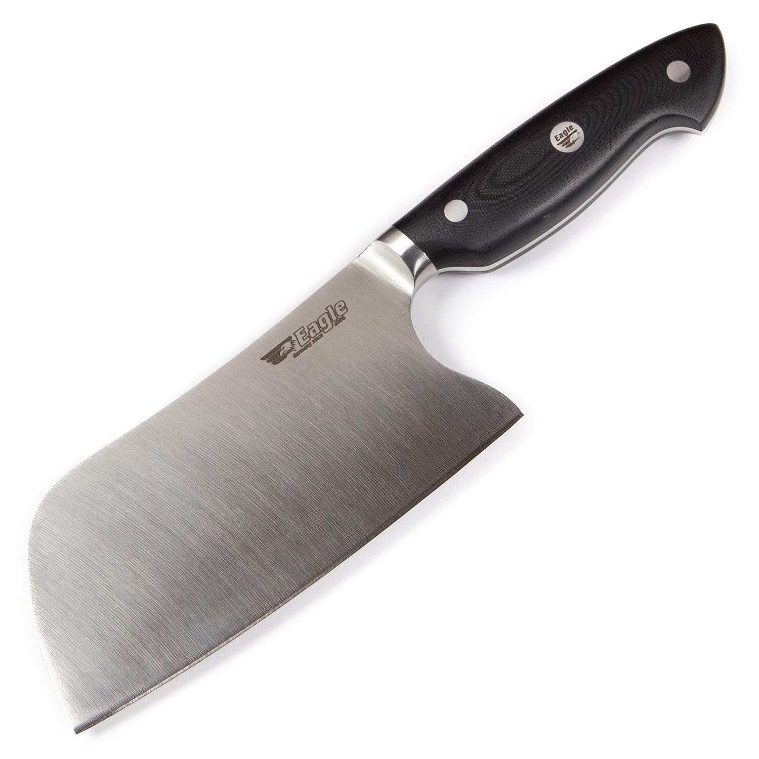Eagle U-Grip - Chinesisches Kochmesser 16 cm - Deutscher Messerstahl 1.4116 / Heftschalen: G10 schwarz