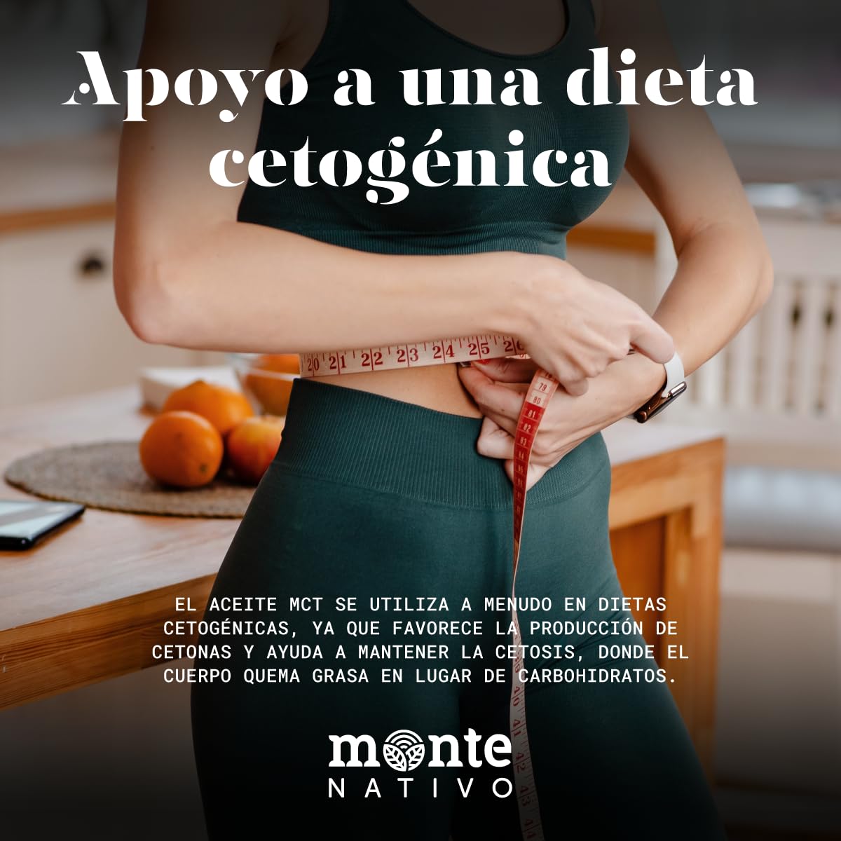Aceite MCT C8 Monte Nativo 500 ml – Aceite de coco puro líquido para dieta cetogénica
