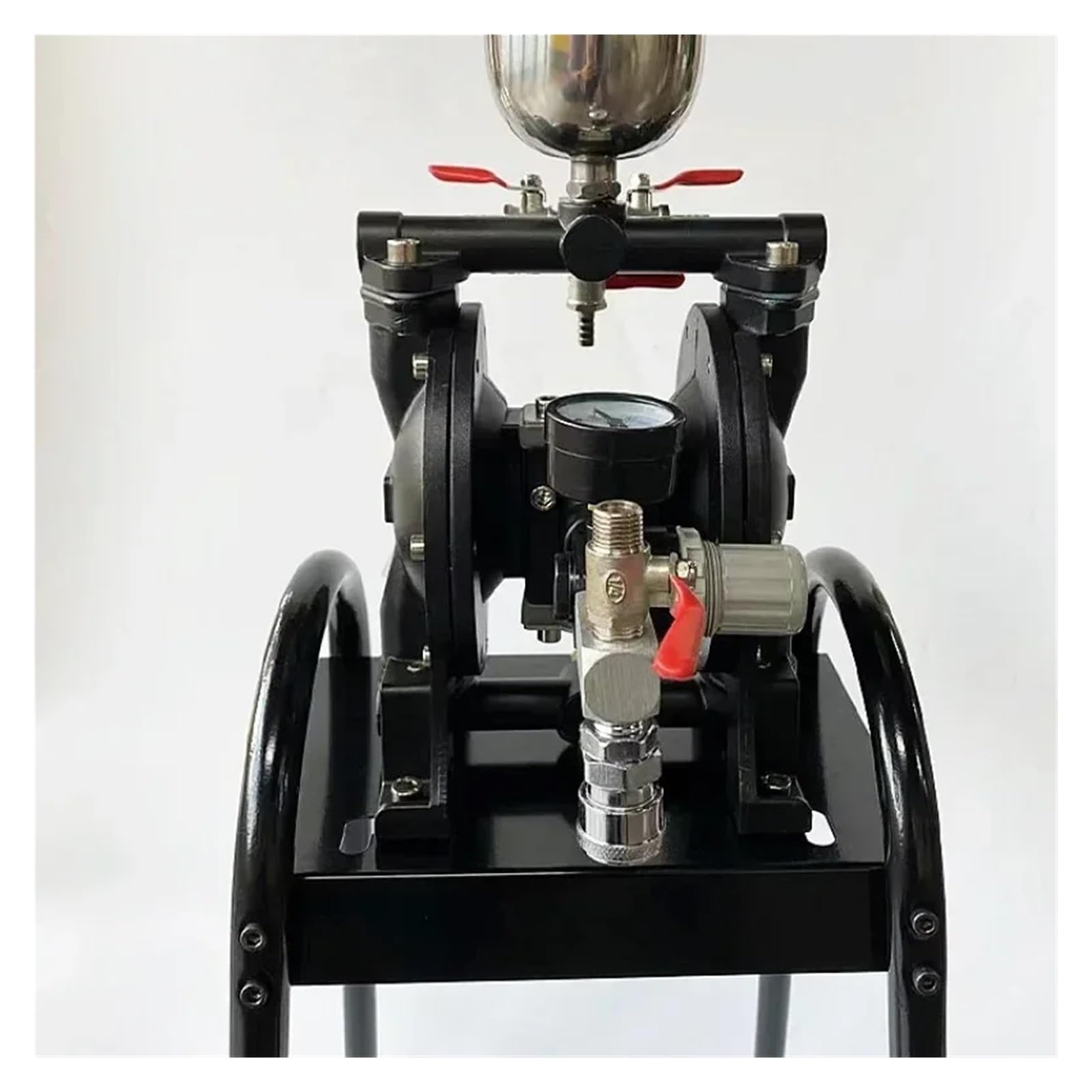 Bomba de diafragma, Bomba de diafragma neumática, bomba pistola pulverización automática pintura látex, aleación aluminio doble alto flujo(A-15)