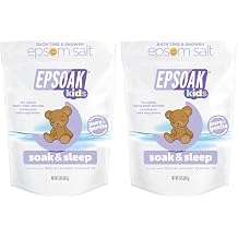 Epsoak Kids Lavender Soak & Sleep Epsom Salt - 2 lb. Bag Pack of 2