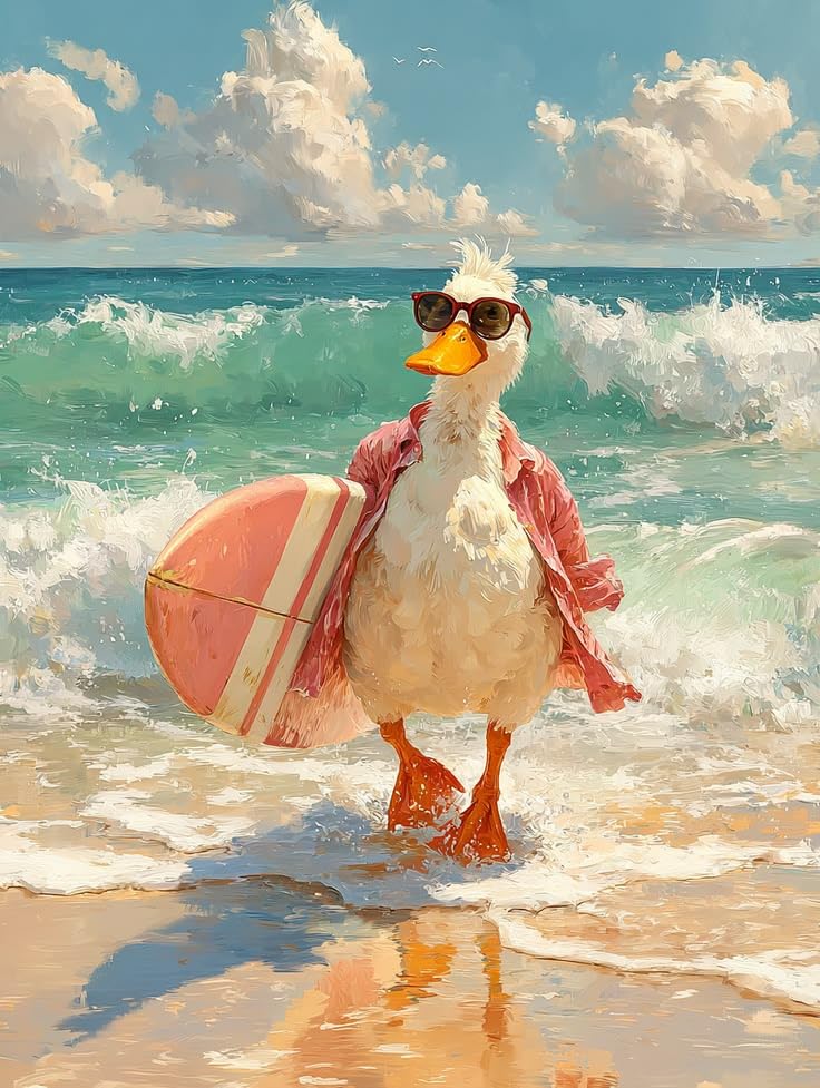 Vesmiral Duck Paint by Numbers for Adults 12x16 Inch