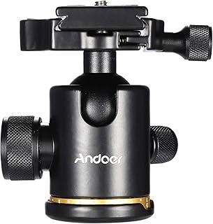 Liga De Alumínio,Sailsbury liga de alumínio cabeça esférica cabeça esférica carga máxima 3 kg com placa de liberação rápida 1/4"parafuso para câmera tripé slideway