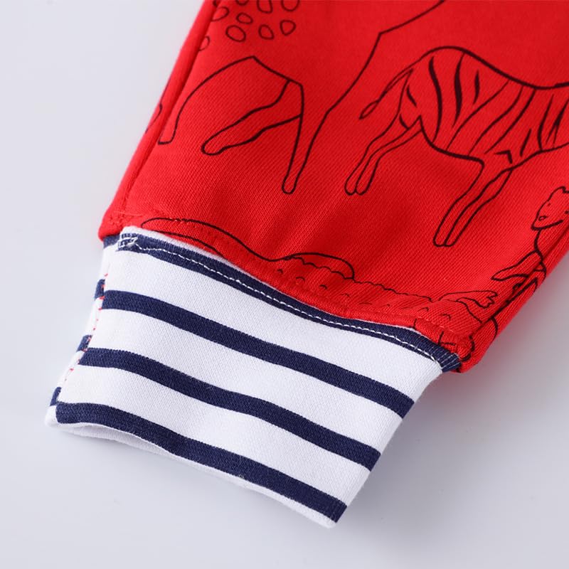 Meufam Toddler Kids Cartoon Cotton Sweatpants Little Boys Girls Cute Cartoon Print Dinosaur Trousers Unisex Clothing4