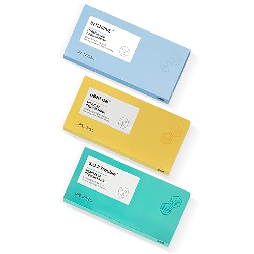 Miniatura 8 de SOUND OF SEOUL REPIEL Mascarilla facial de cápsula, hoja de gelatina fermentada con 100% agua de coco, vegana y ecológica, segura para la piel