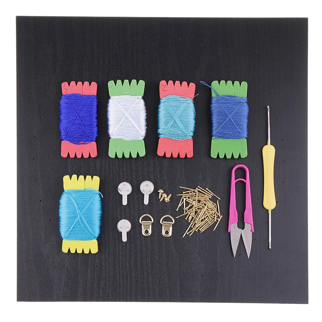 Générique Kit de Création Artistique avec Fil | Art du Fil | Kit DIY Comprenant Tout Le Matériel |