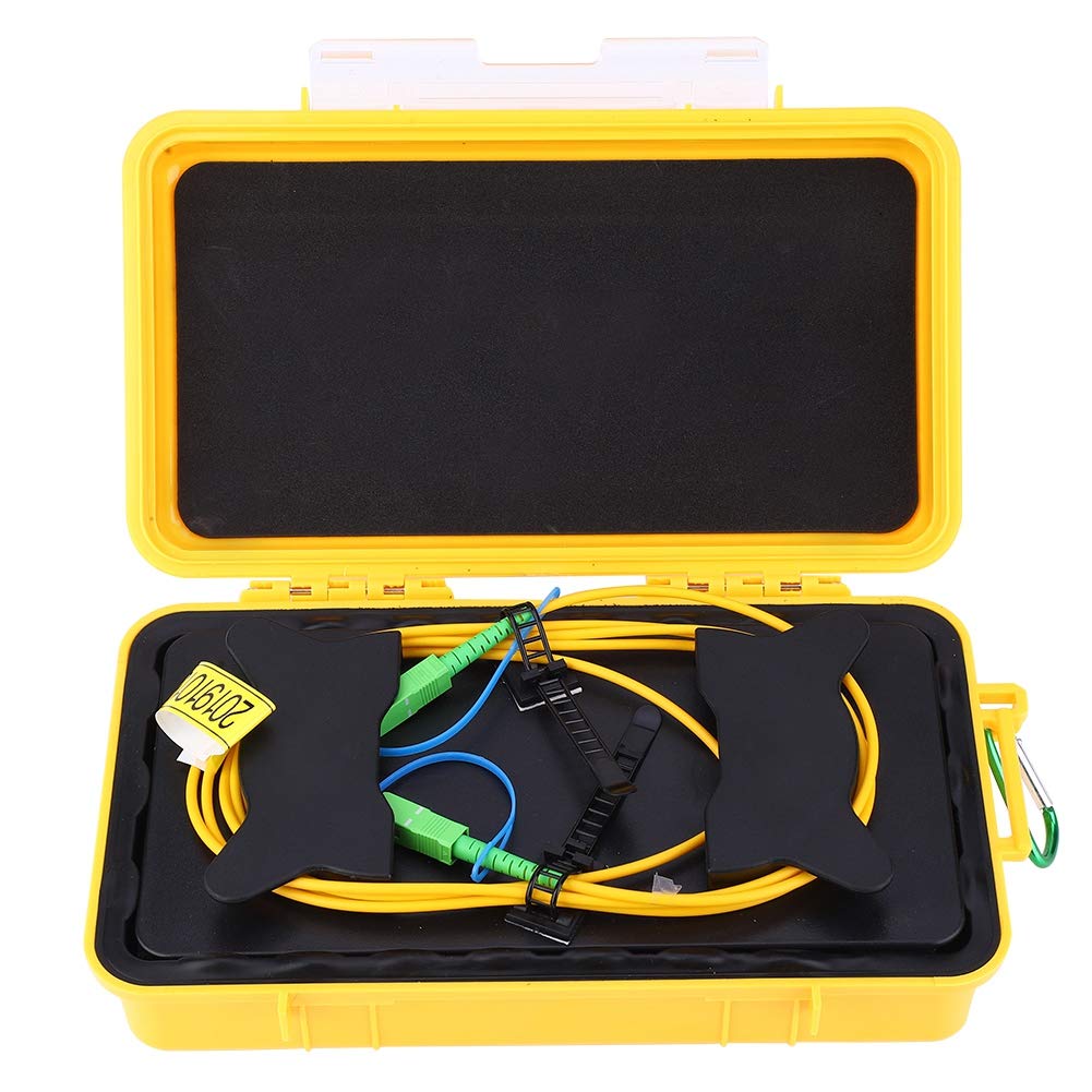 OTDR Launch Cable Box SM SC/APC-SC/APC 2km Dead Zone Eliminator Optical Fiber Ring with 2000M OTDR Extension Cord