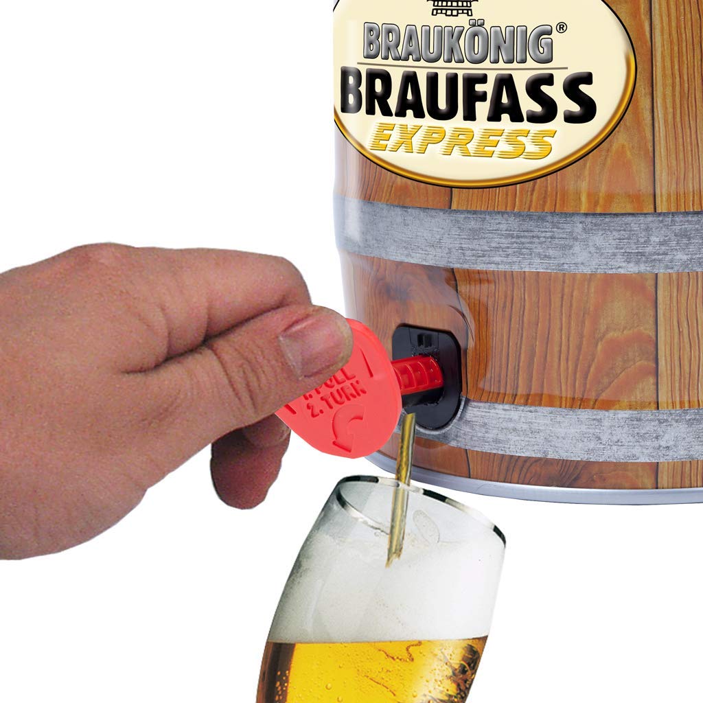 Braufass Express - Holzoptik