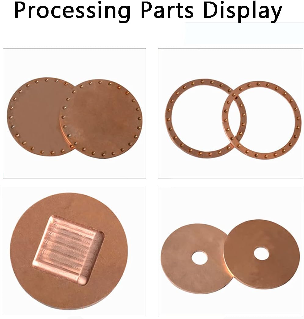 Metal foil,Copper Sheet Plate Metal Plate Round Shape with Heat Dissipation Conductivity Thick 3mm,3.0 * 100mm(1pcs) (Size : 3.0 * 150mm(1pcs))