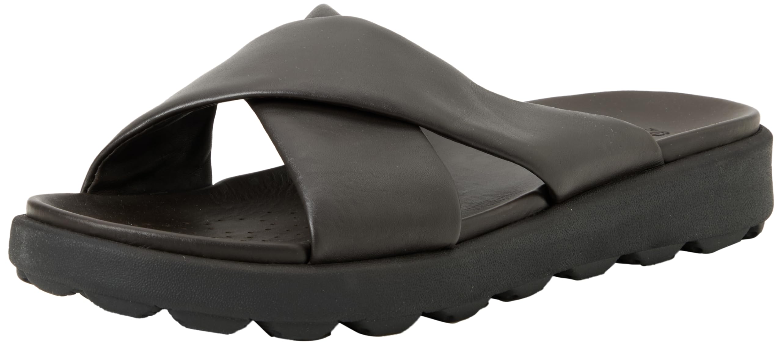 Geox Men's U Spherica Ec6 B Slide Sandal, Dark Brown, 7 UK