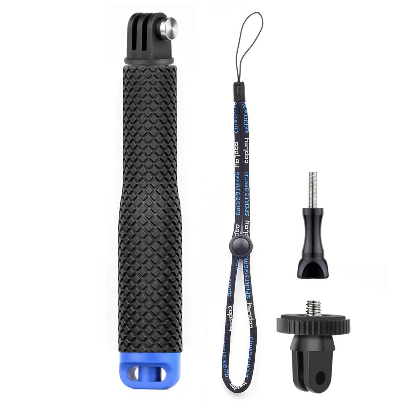 GEPULY 7''-23''Waterproof Pole Selfie Stick Pocket Size Underwater Handle Grip Monopod Aluminum for GoPro Hero Session Max Insta360 AKASO DJI OSMO Digital Cameras-picture-13