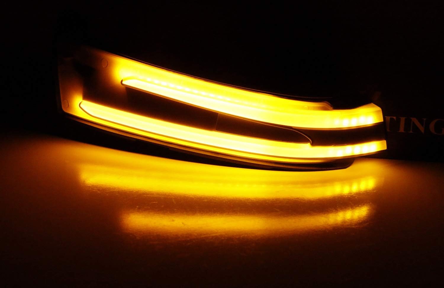 iJDMTOY Smoked Lens Dynamic Sequential Blink LED Side Mirror Turn Signal Light Assembly Compatible with Mercedes C E S CLA CLS GLK GLA Class, etc