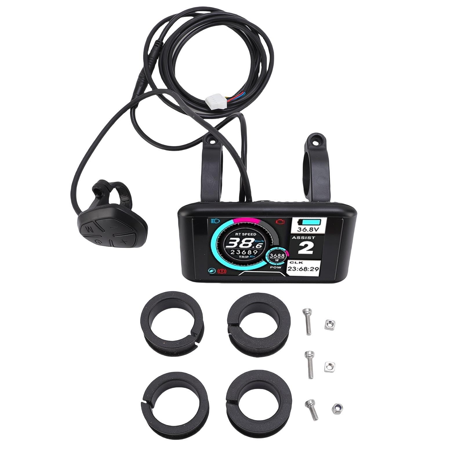 Pannello di Controllo LCD Elettrico Impermeabile Misuratore di Controllo Leggero e Versatile per Scooter Elettrico, Installazione Semplice, Perfetto per i Pendolari