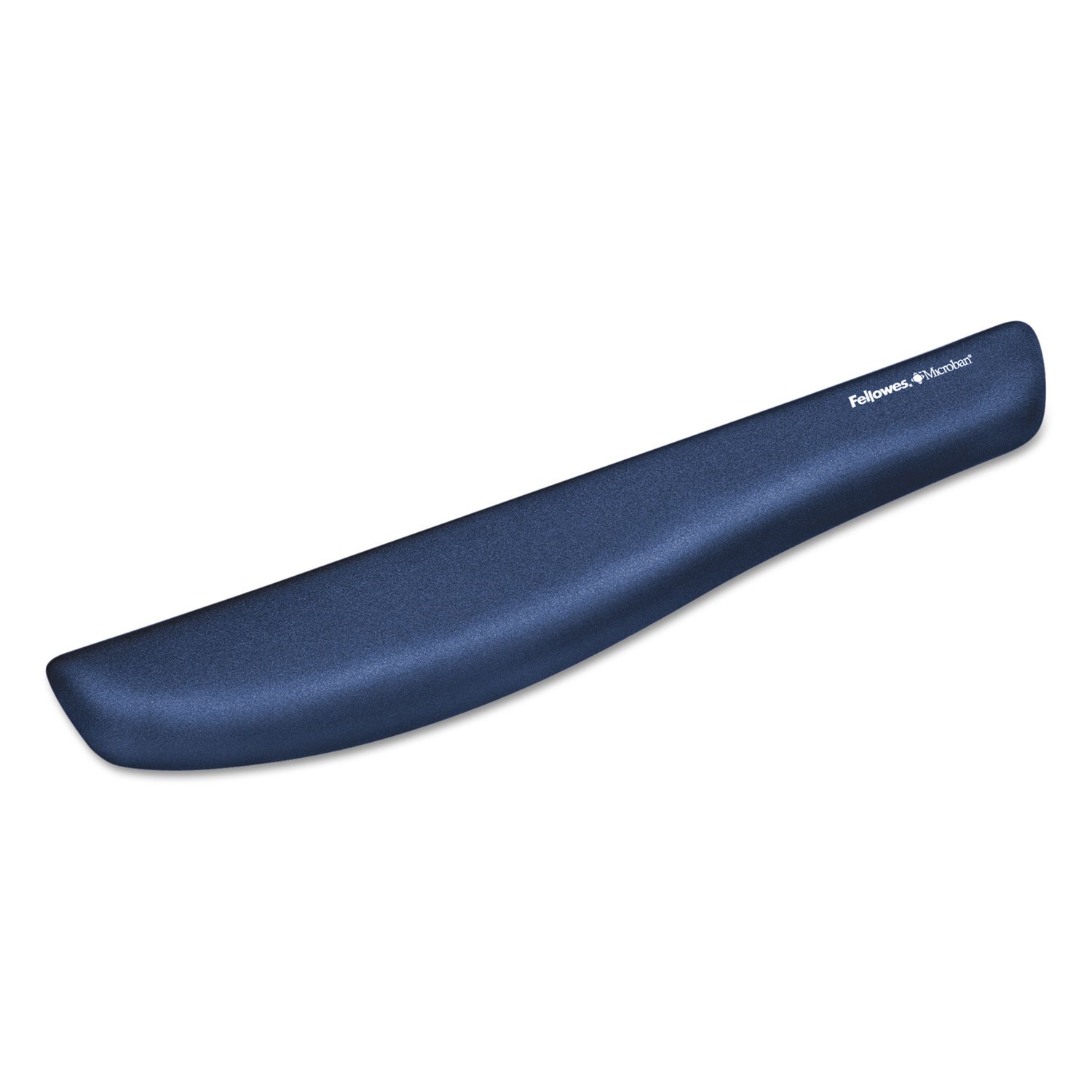 Fellowes PlushTouch Keyboard Wrist Rest with FoamFusion Technology, Blue (9287401