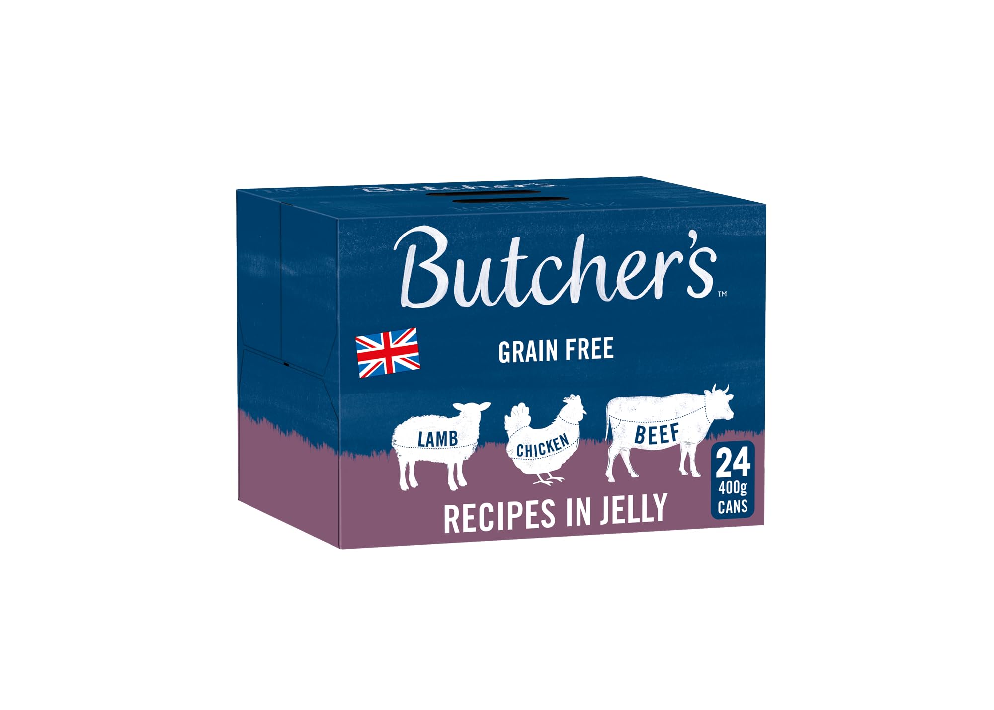 Butcher's Recipes In Jelly Dog Food Tins 24X400g