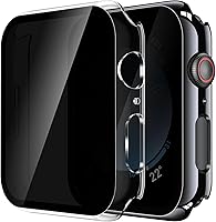 Vista 9 de Misxi - Juego de 2 fundas de policarbonato con botón para Apple Watch series 9 (2023), 8, 7 de 45 mm, funda protectora a prueba de golpes