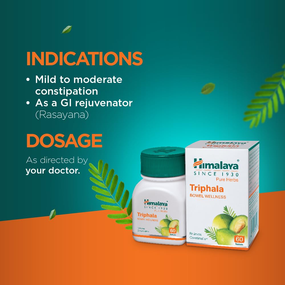 Buy Now Himalaya Wellness Triphala Bowel Wellness |Relieves Constipa...