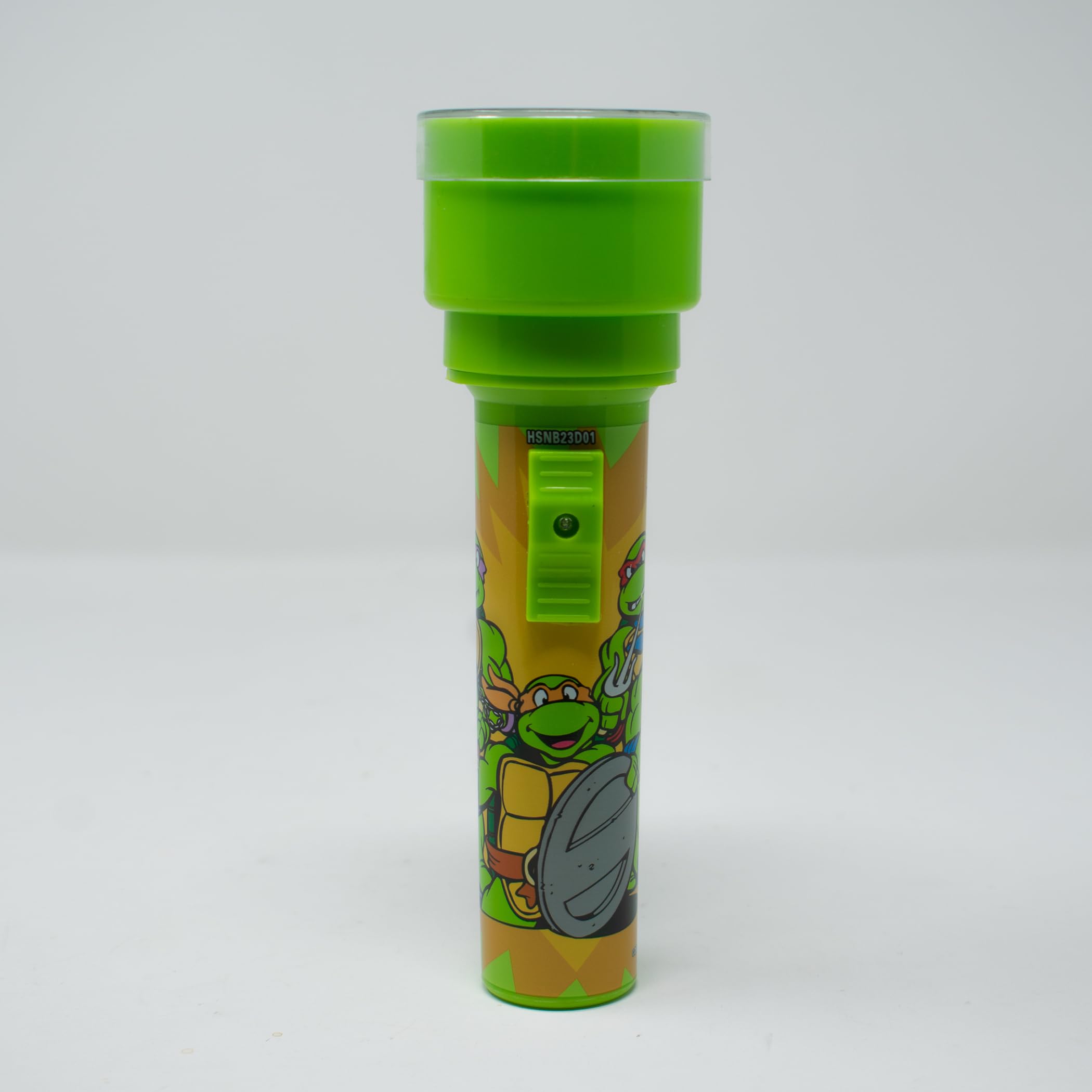TMNT Handheld Flashlight Projector Light with Character Lens - Halloween Safety Trick or Treat, Night Light, Stocking Stuffer or Play