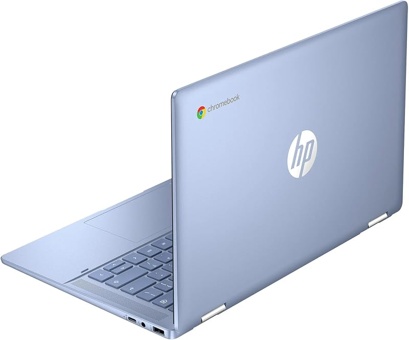 HP Chromebook x360 14 inch FHD IPS Touch 2-in-1 Laptop, Intel Processor N100, 4GB RAM, 64GB eMMC, Chrome OS, Sky Blue, 14b-cd0130wm image 4