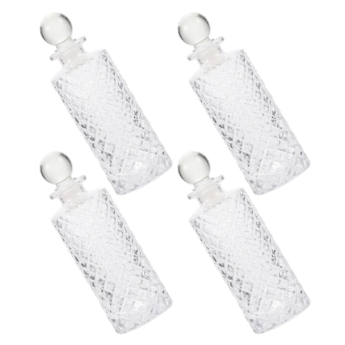 Set de 4 Botellas para Aromaterapia WESIEVYA de 150ml con Diseño Moderno y Fácil de Almacenar