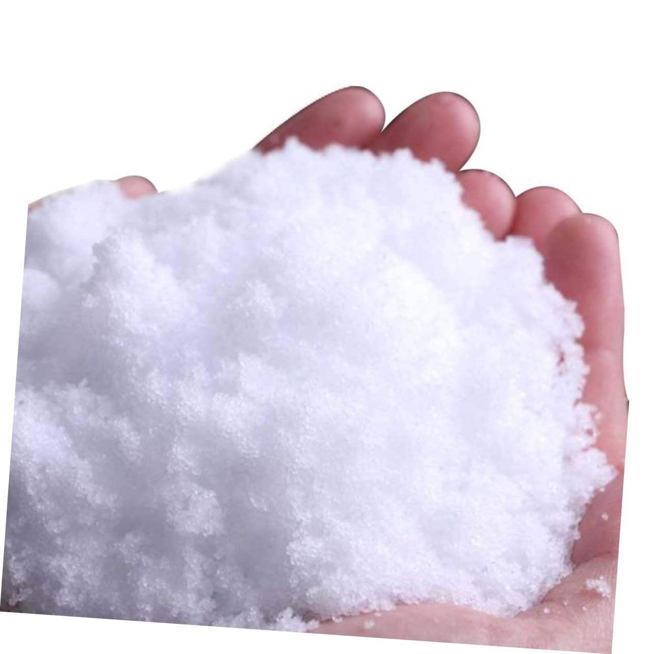 Neige Artificielle Blanche 500g Poudre Douce pour Décoration de Noël et Fêtes D'anniversaires