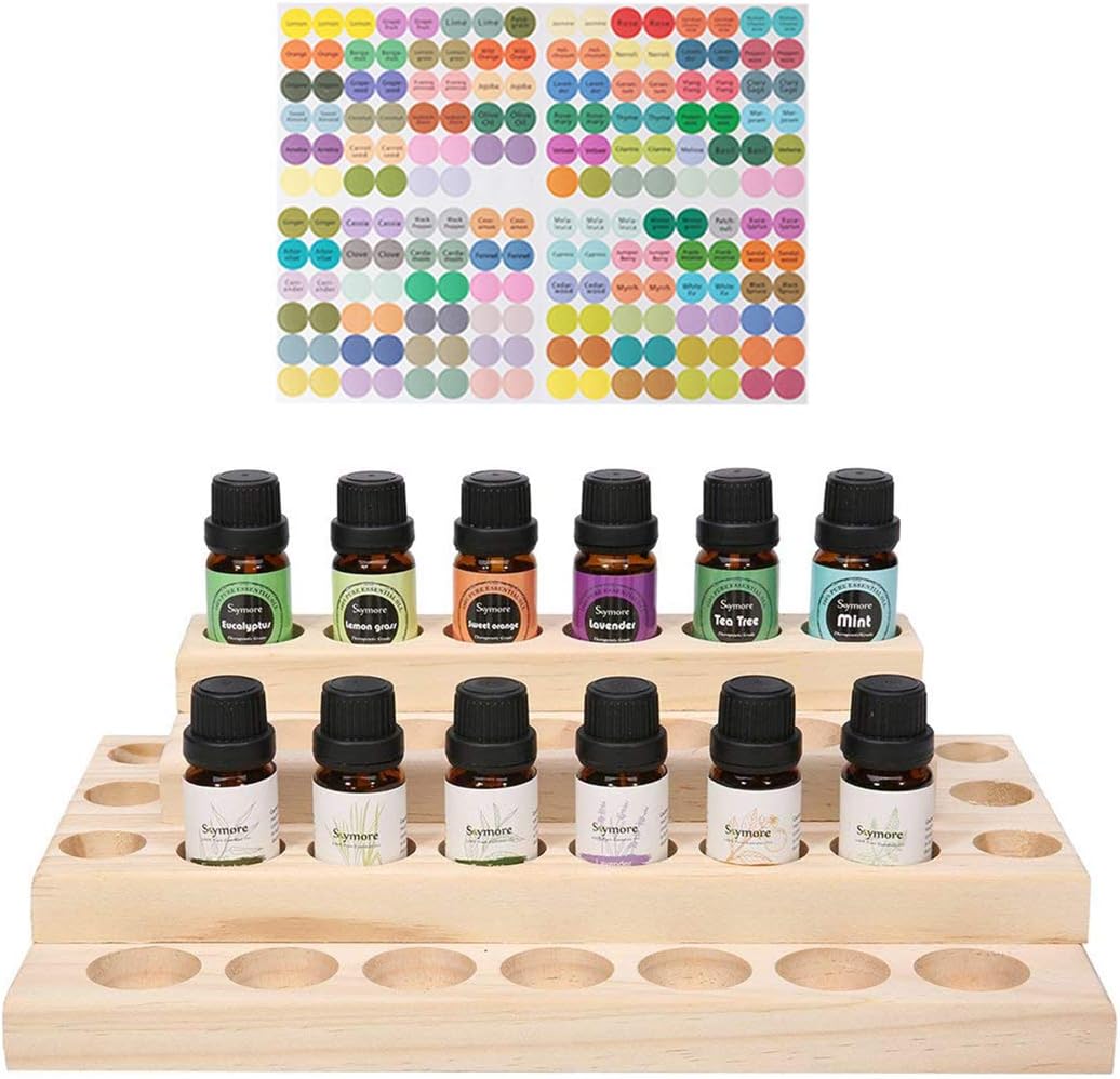 Jojofuny Werkzeugständer Für Lederhandwerk - Holz Organizer Mit 103 Löchern