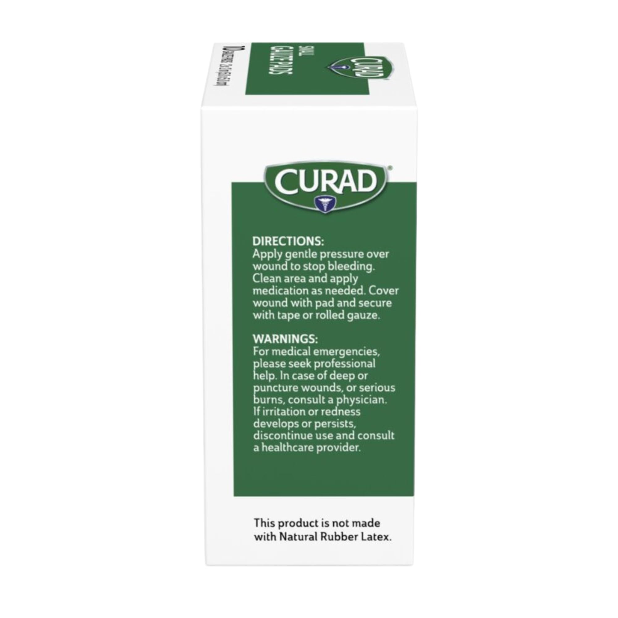 Curad Non-Woven Pro-Gauze, 2" x 2", 10 Count, Pack of 6 — Amazon image 5
