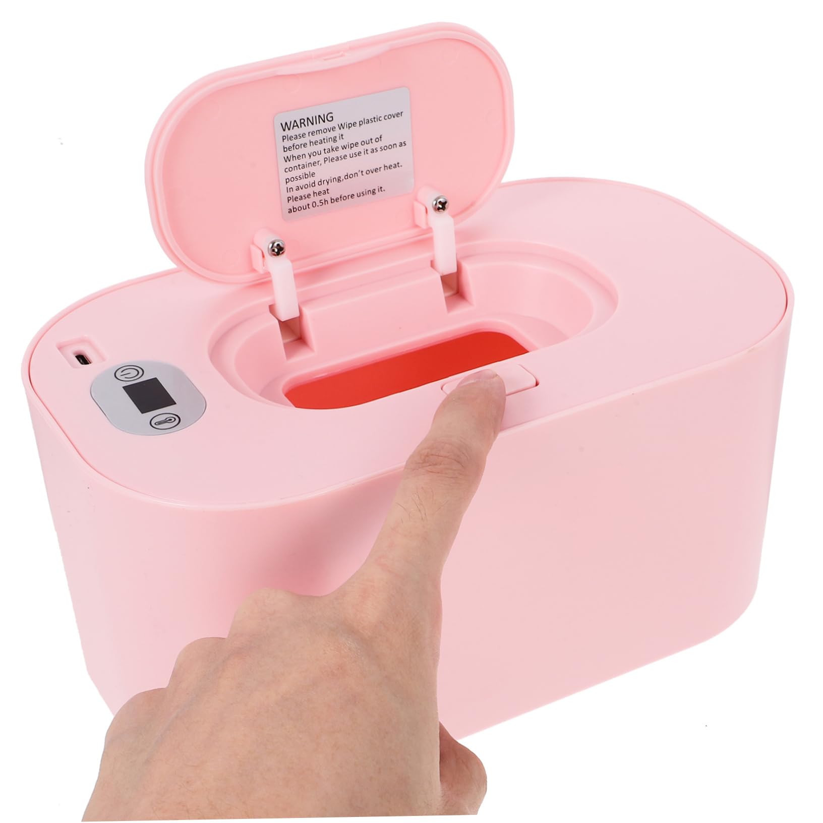 Beatifufu Wet Tissue Heating Case Diaper Wipe Warmer Large Capacity Non- Design Energy Efficient