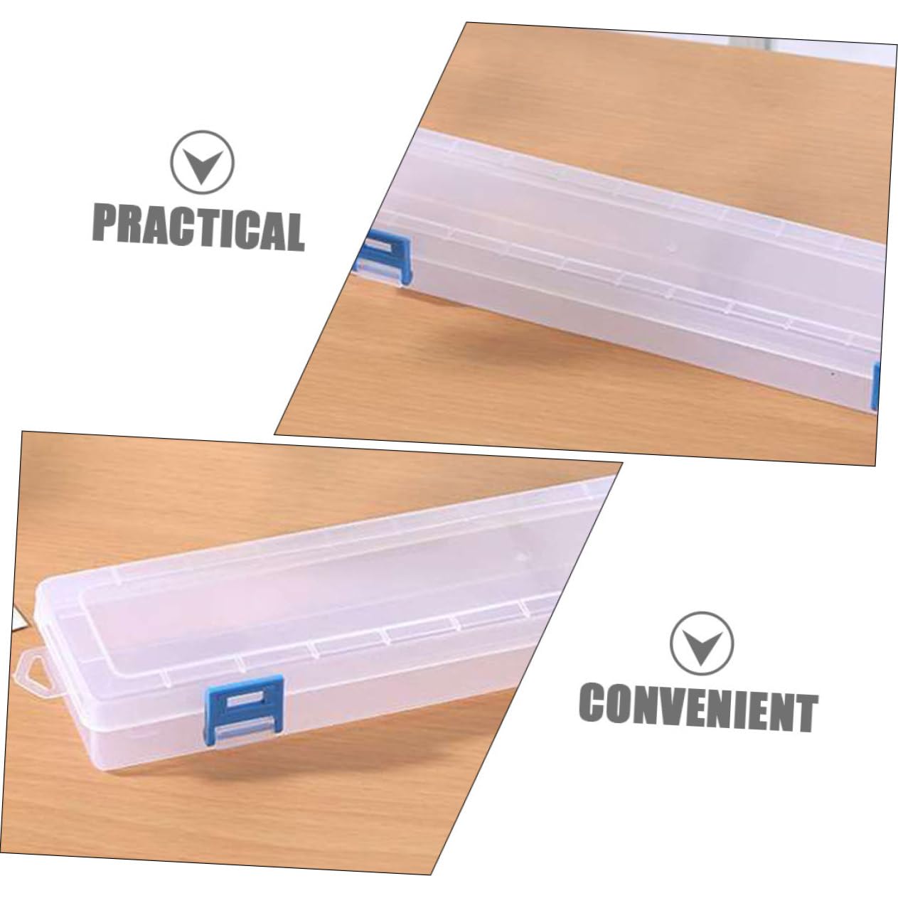 jojofuny 5 Set Astuccio Per Pennelli Trasparente Pittura Custodia Per Pennelli Contenitore Di Stoccaggio Chiaro Organizer Per Pennelli Potere Piccolo Plastica 4 Pezzi*5