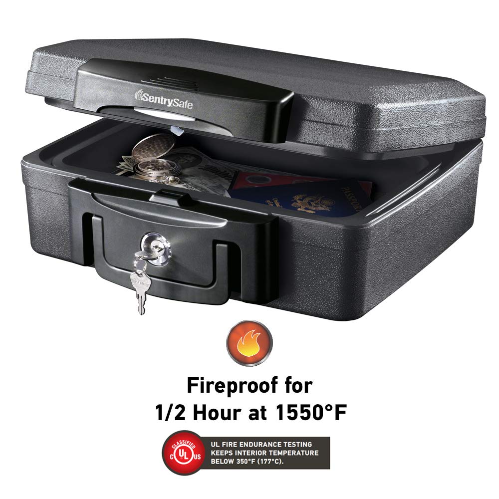 Amazon.com: SentrySafe H0100 Fireproof Waterproof Box with Key