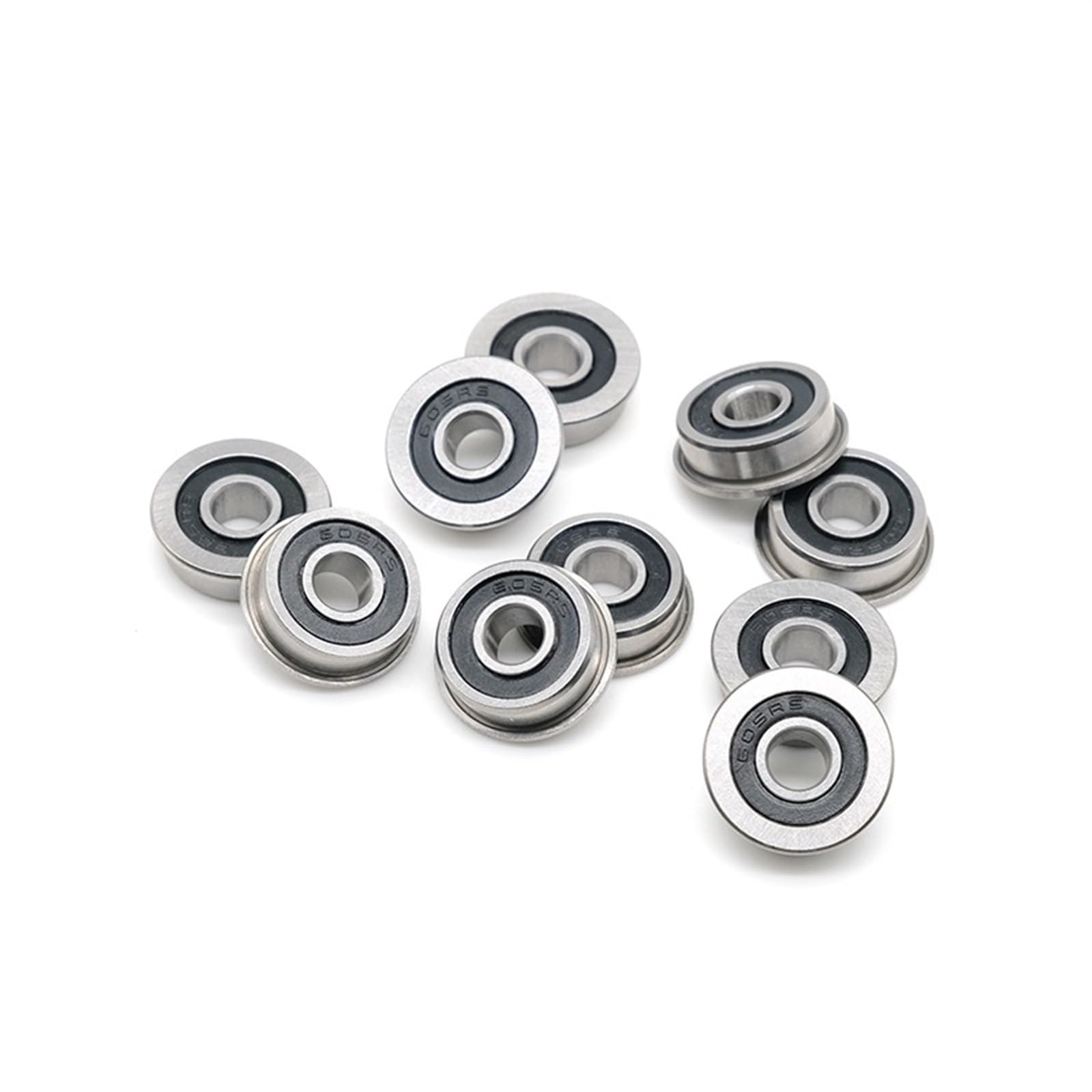 Roulement F605-2RS 5x14x5mm (10 pièces) ABEC-7 roulements à Billes Miniatures à Bride F605RS F605 RS