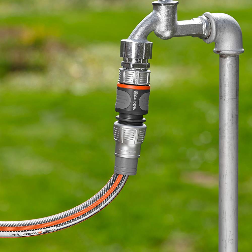 GARDENA Premium Hose Connector, 13 mm (1/2") 15 mm (5/8") Adapter for taps, frostresistant