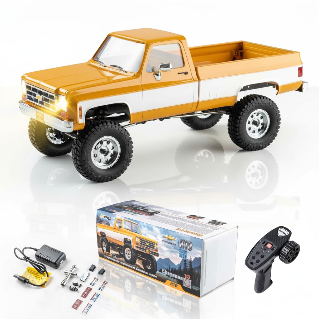 FMS シボレー K10 ピックアップトラック1/18 ラジコン レア Amazon.com: EAZYRC FMS 1/18 FCX18 Chevy K10 RC Crawler RTR with