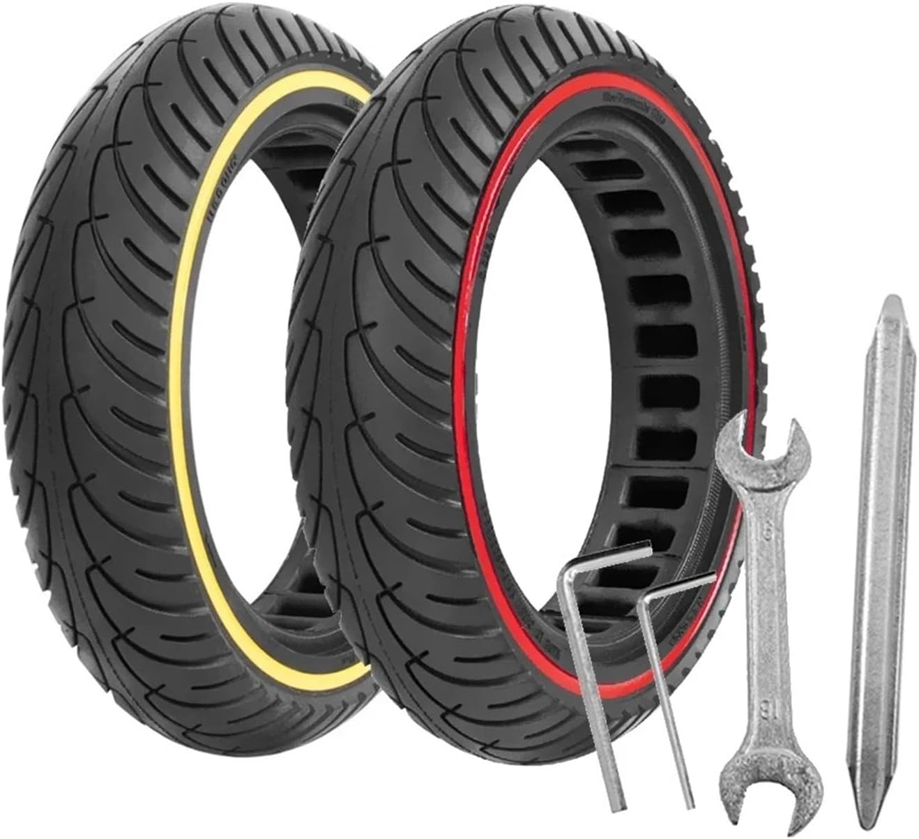 8.5 Inch Honeycomb Tyre Soild Tires,Compatible for Xiaomi M365 1S Pro Electric Scooter Anti-Explosion Shock Absorber Damping Spare Wheels
