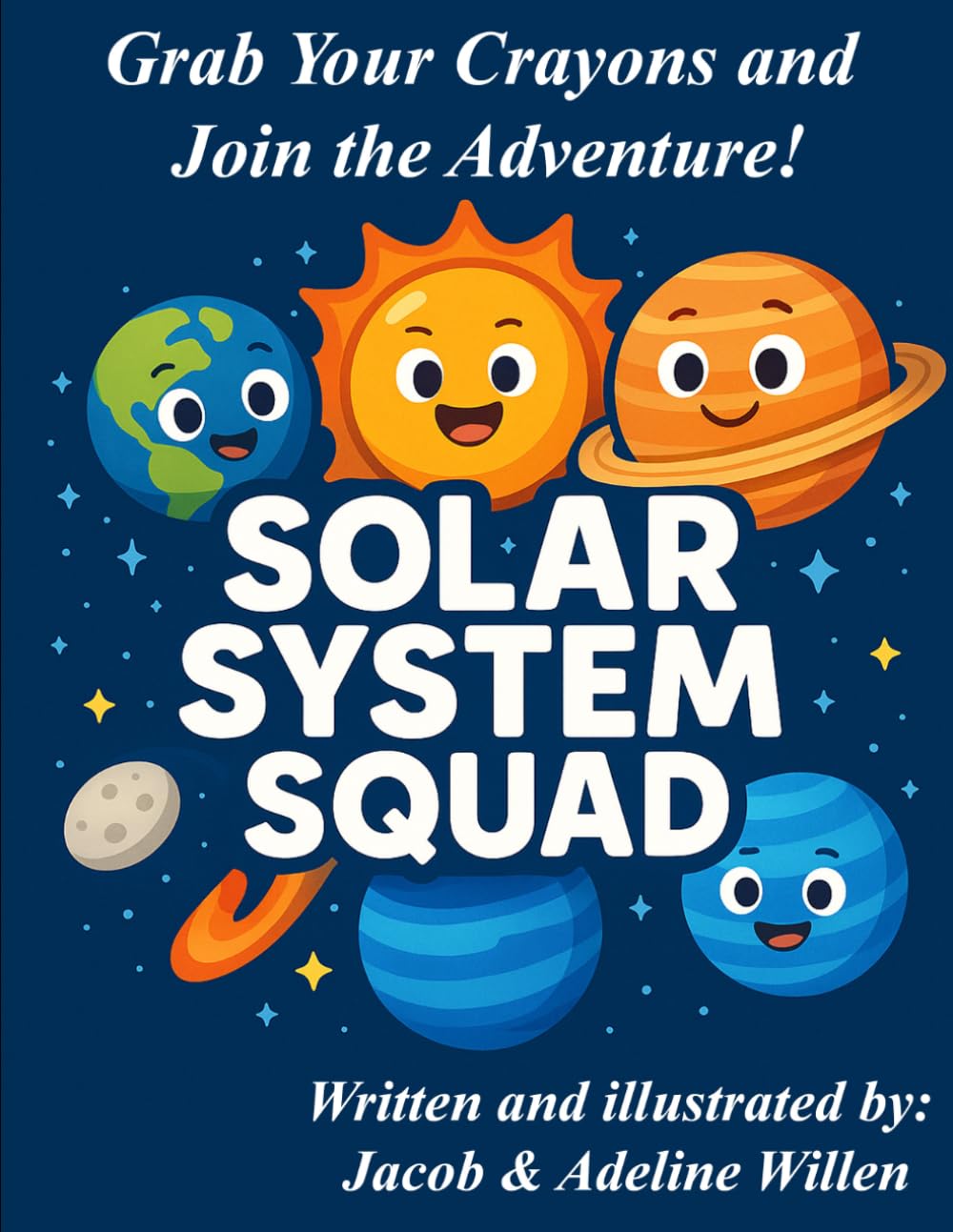 Solar System Squad: Color Your Way Through Space