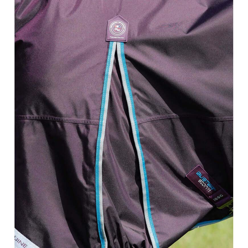 Coperta impermeabile per cavalli con copricollo Premier Equine Buster Storm 100 g