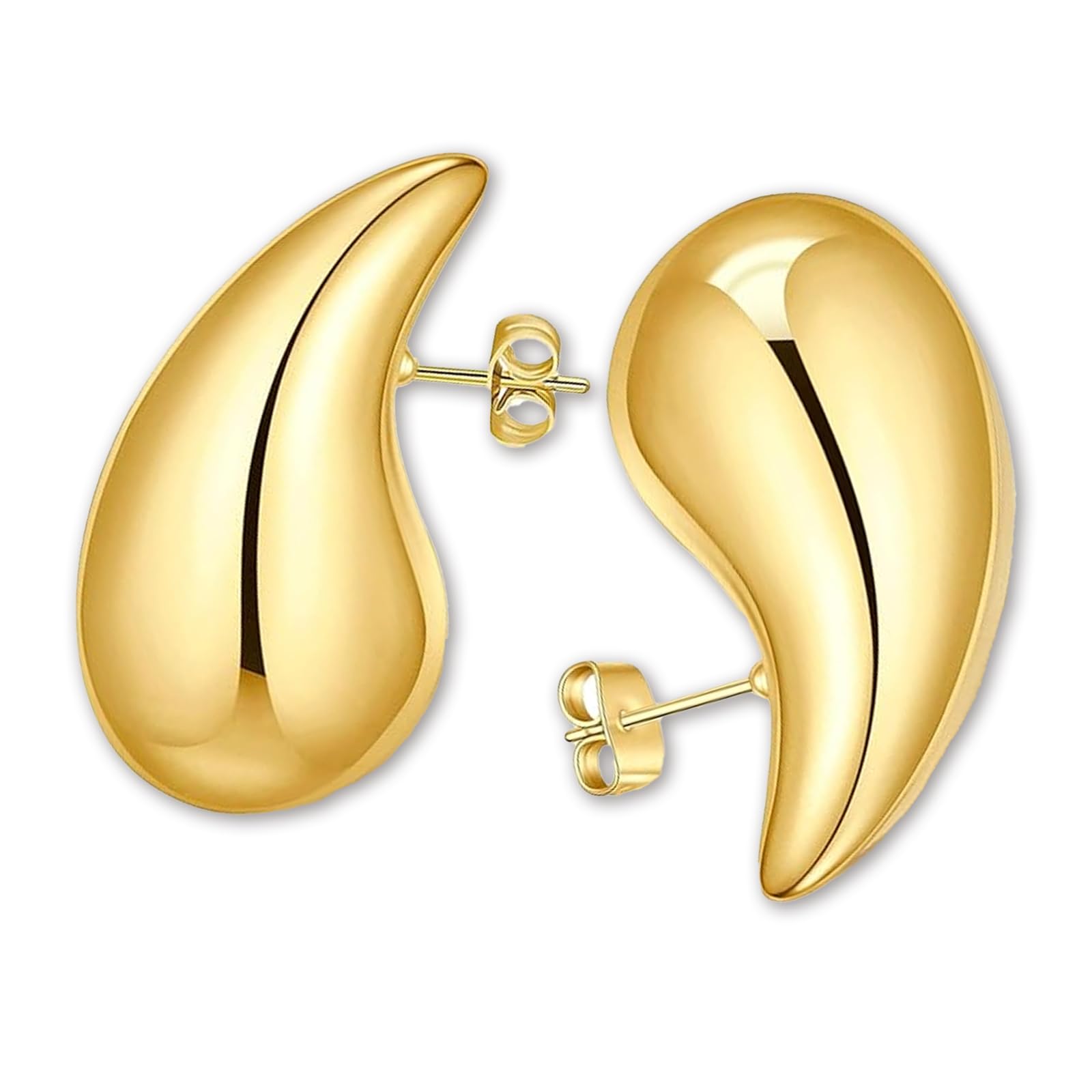 Orecchini In Giada Lavanda In Oro Massiccio 18 Carati - Italia - Foto 2