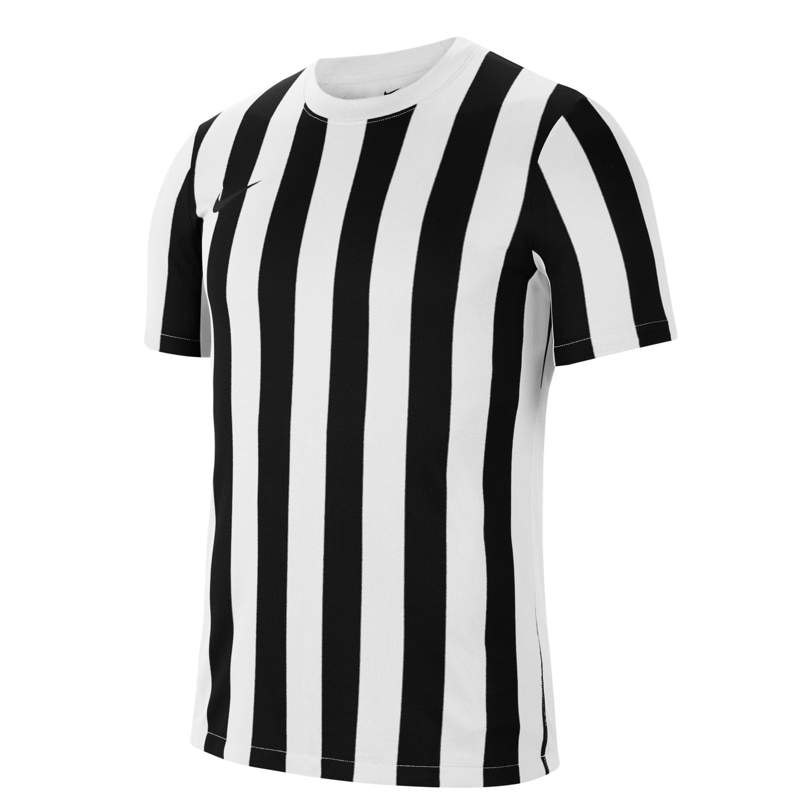 NIKE CW3813-100 M NK DF STRP DVSN IV JSY SS T-shirt Men's WHITE/BLACK/BLACK Size S