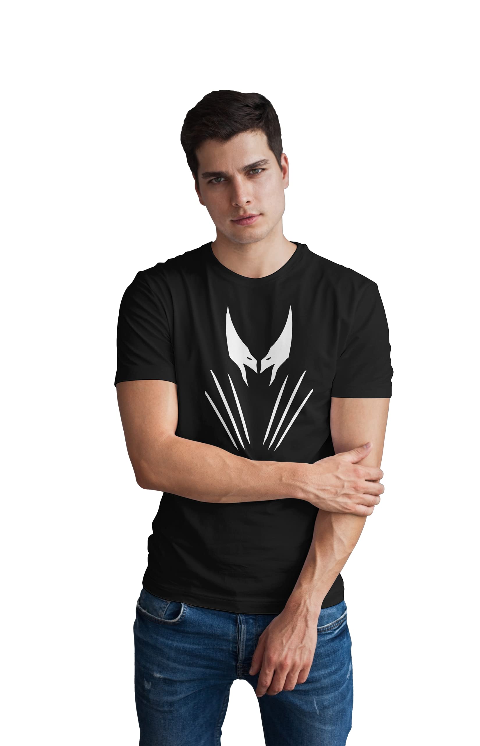 VCL Stylish Graphic Printed Cotton Round Neck Tshirt for Man, Men's & Boy's