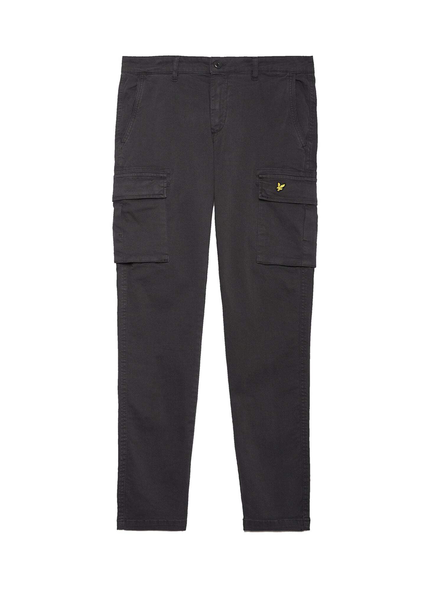 Pantalon cargo Upton Park Lyle & Scott noir à coupe ajustée - 4