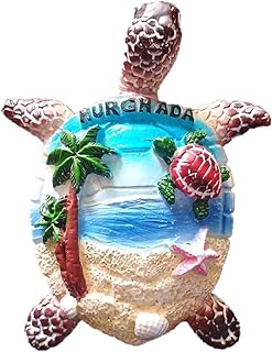 3D żółw morski Hurghada Egipt magnes na lodówkę czerwony morze pamiątka prezent dekoracja kolekcja naklejek magnetycznych