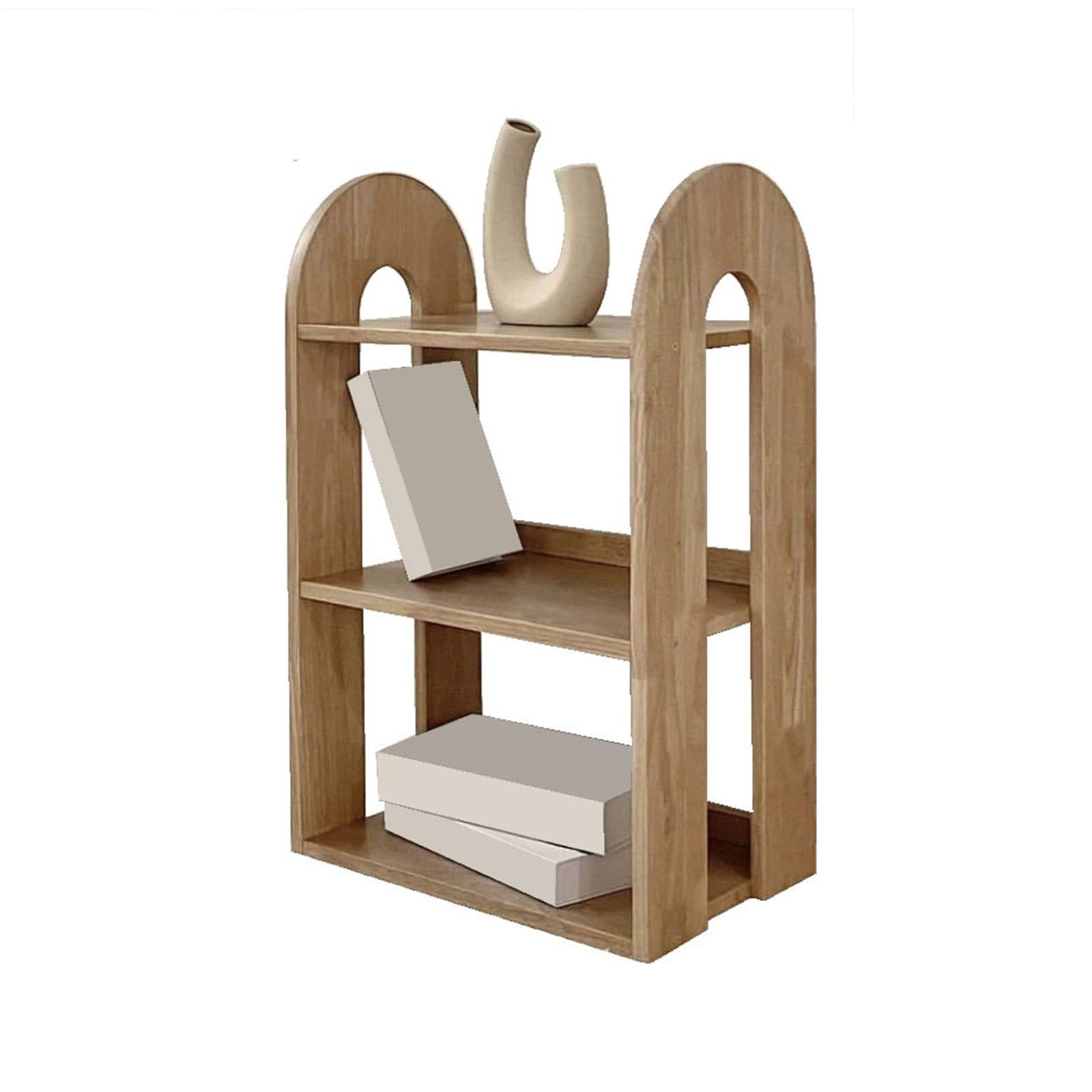 ZYYANSHOP Bookshelf Floor Standing Wooden Rotatable Bookshelf Simple Corner Storage Display Stand