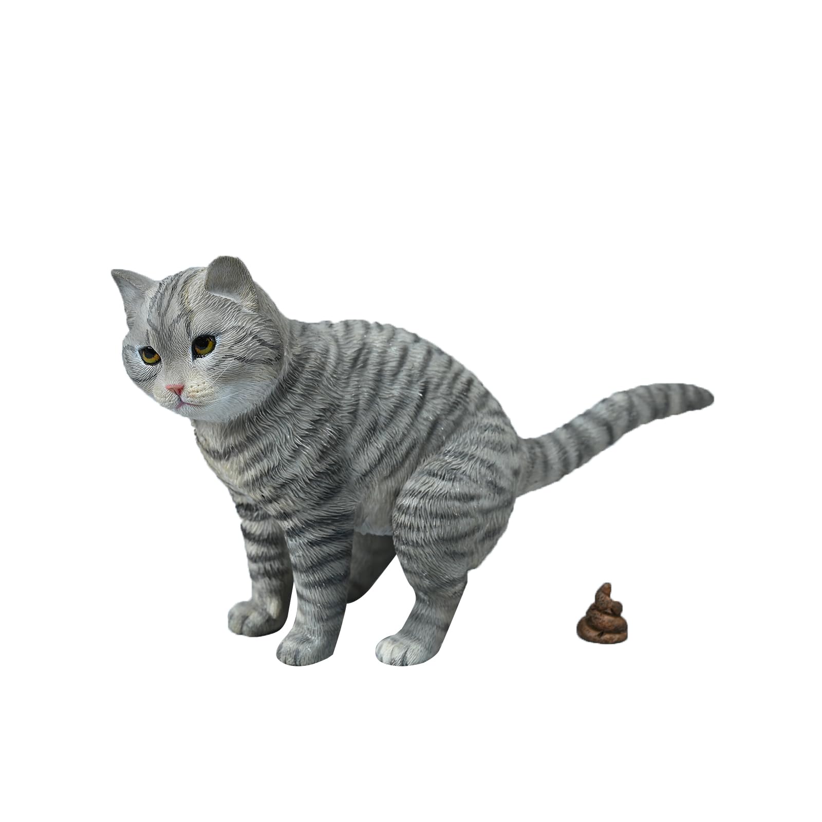 猫K 画像1 + 17 Amazon.co.jp: JXK 面白い猫像 うんちをする猫のフィギュア 机の装飾用