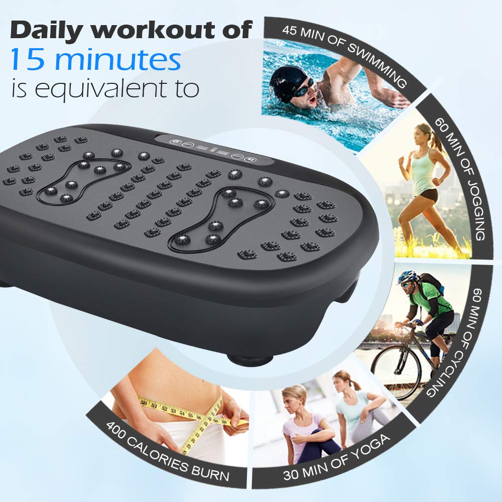 EILISON Atom Vibration Plate Exercise Machine Full Body Vibration