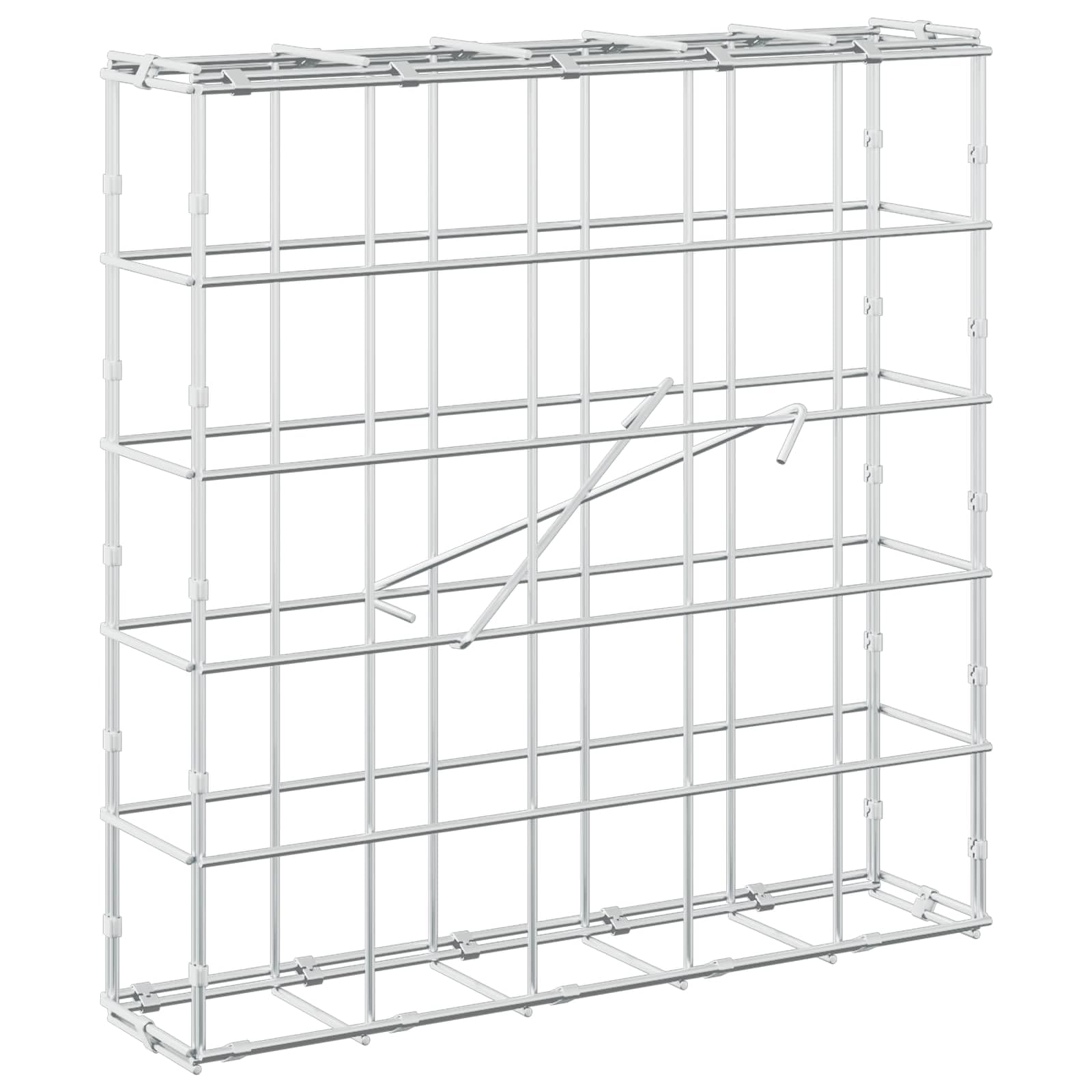 vidaXL Gabion with 3.5 mm Wire and 10x10 cm Mesh 50x10x50 cm