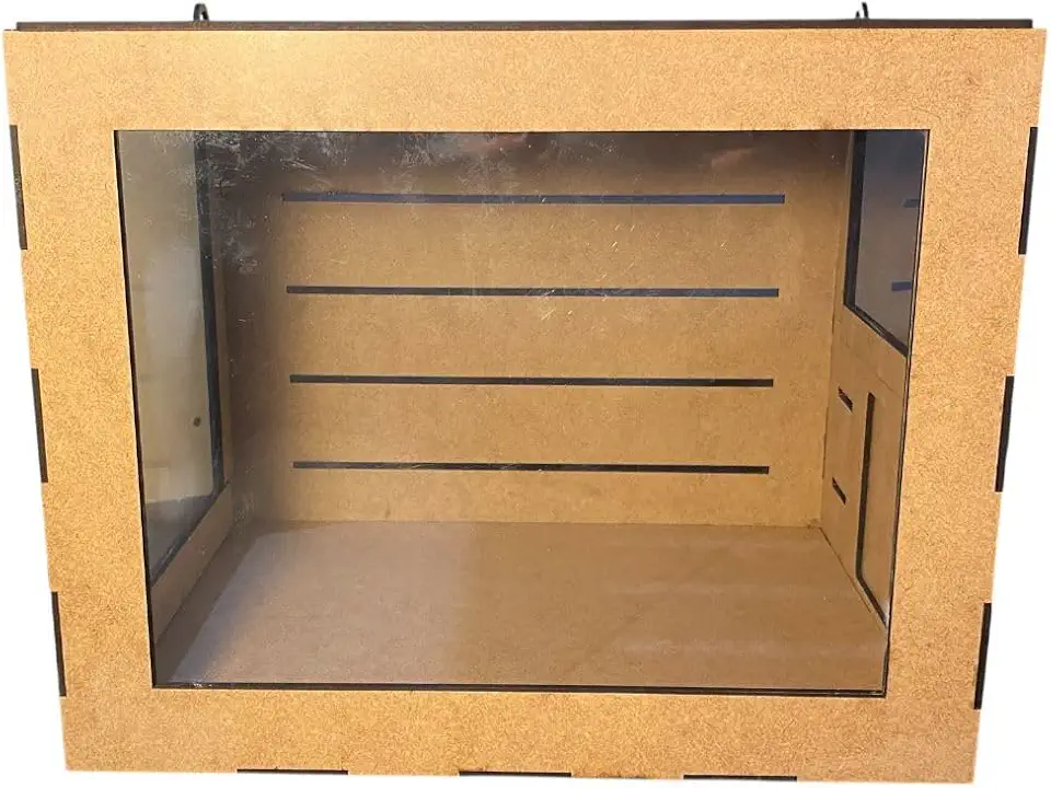 Caixa Terrário Gaiola para Hamster em MDF, 30x30x35 cm, sem Acessórios