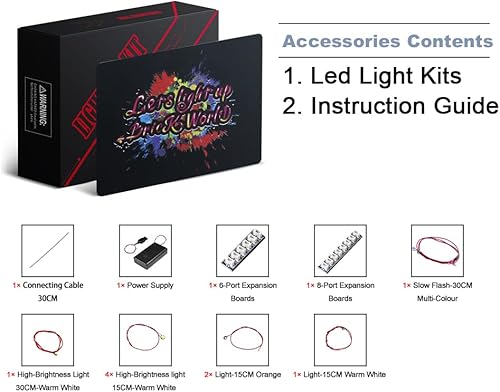 Miniatura 9 de BrickBling Luz LED compatible con Lego Encanto House 43202 Kit de construcción, iluminación Encanto House, un gran complemento compatible con Lego