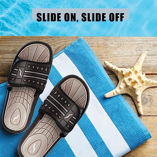 NORTY Big Boy's Slide Sandals and Thongs for Beach and Boats - Kids Flip Flops3